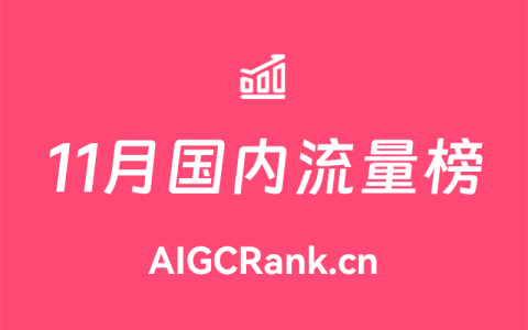 AIGCRank：2024年11月国内AI网站流量排行榜