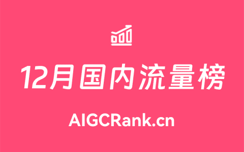 AIGCRank：2024年12月国内AI网站流量排行榜